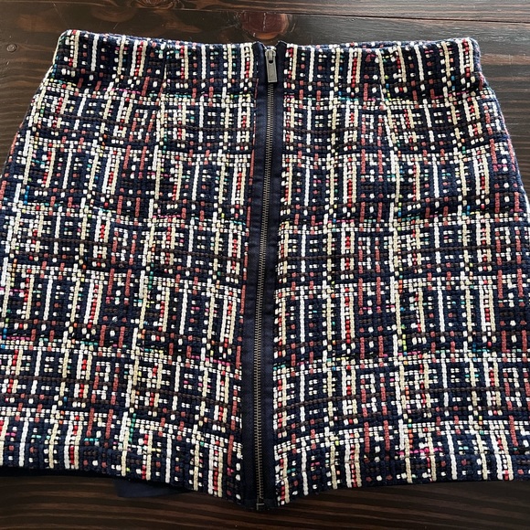Halogen Petite Tweed Mini Skirt Multicolor Size 16 - Picture 6 of 8